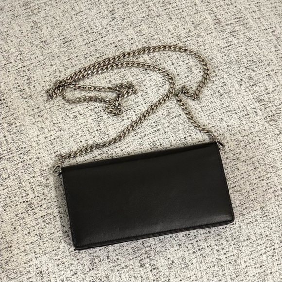 Prada Black and Pink Racing Stud lock wallet on chain - Picture 6 of 7
